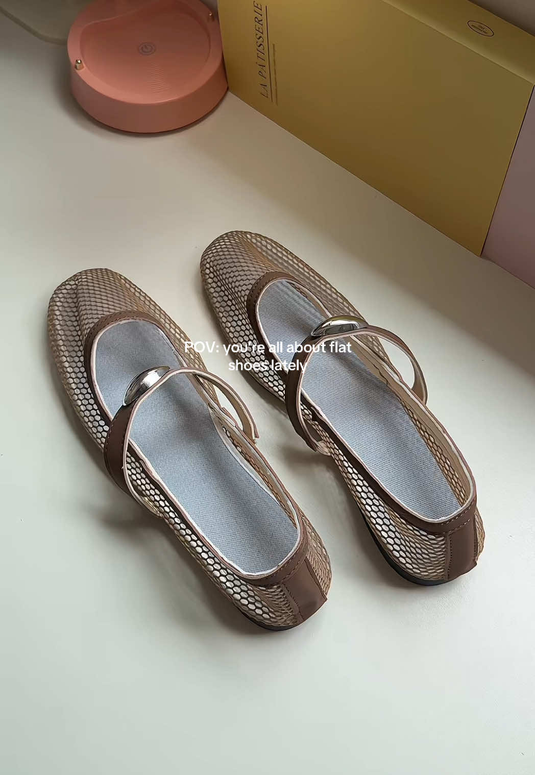 yess, very comfortable!! you won’t mind wearing them all day #flatshoes #flats #meshflatshoes #footwear #shoesforwomen 