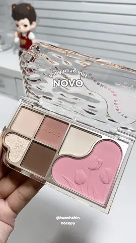 Bảng phấn mắt 6 ô NoVo #xuhuong #videoviral #makeup #phanmat #novo 