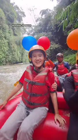 Wisata Arung Jeram Lembang Bandung Bersama Kami UNIVERSAL INDONESIA. #universalindonesia #rafting #arungjeram #fyp #viral 