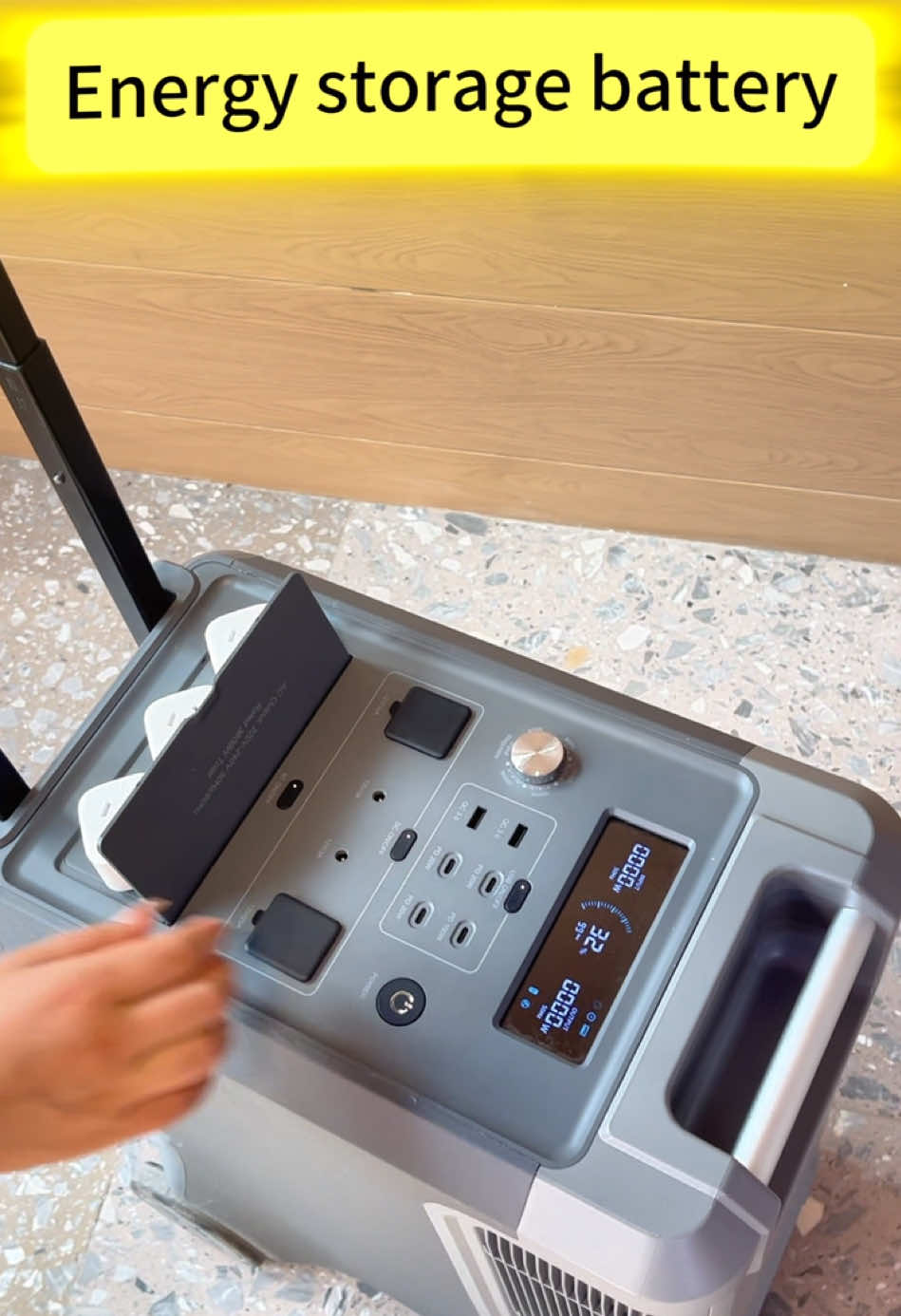 The energy battery is nice #energystorage #battery #offgridliving #power #tiktok 