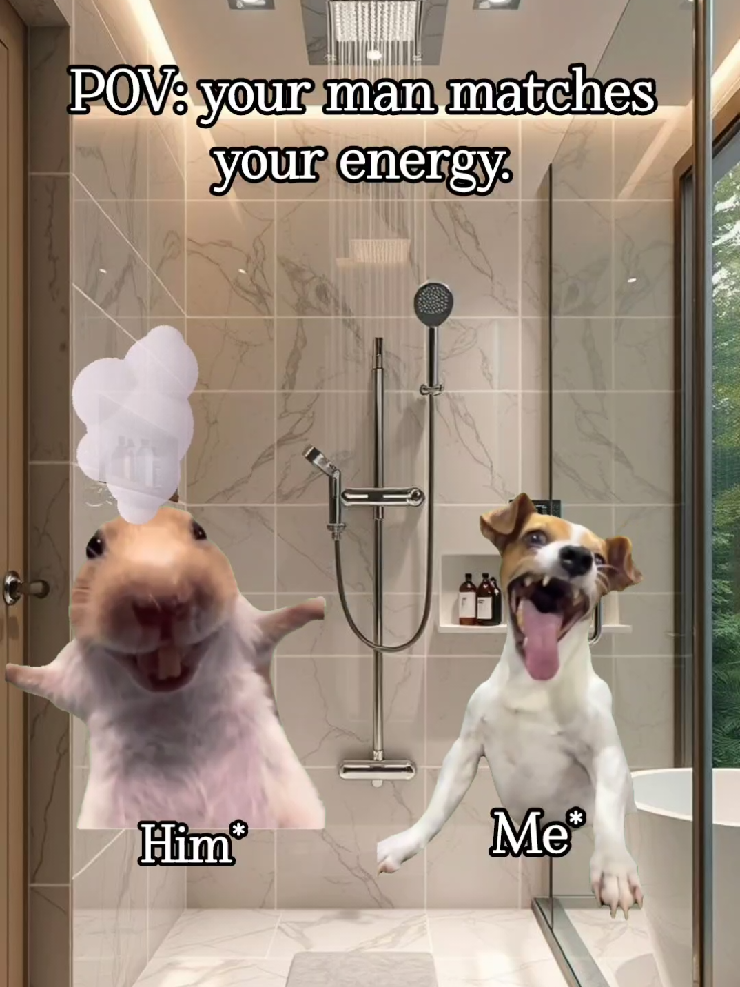 when your man matches your energy😂❤️.. #memestiktok #wifey #husband #foryou #fyp 