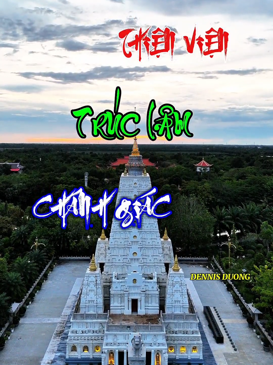 Mình mới phát hiện ra một ngôi chùa trong rừng siêu đẹp. Thiền Viện Trúc Lâm Chánh Giác #duongdidaudo #thienvientruclamchanhgiactiengiang #dongthap #fyp #xuhuong 