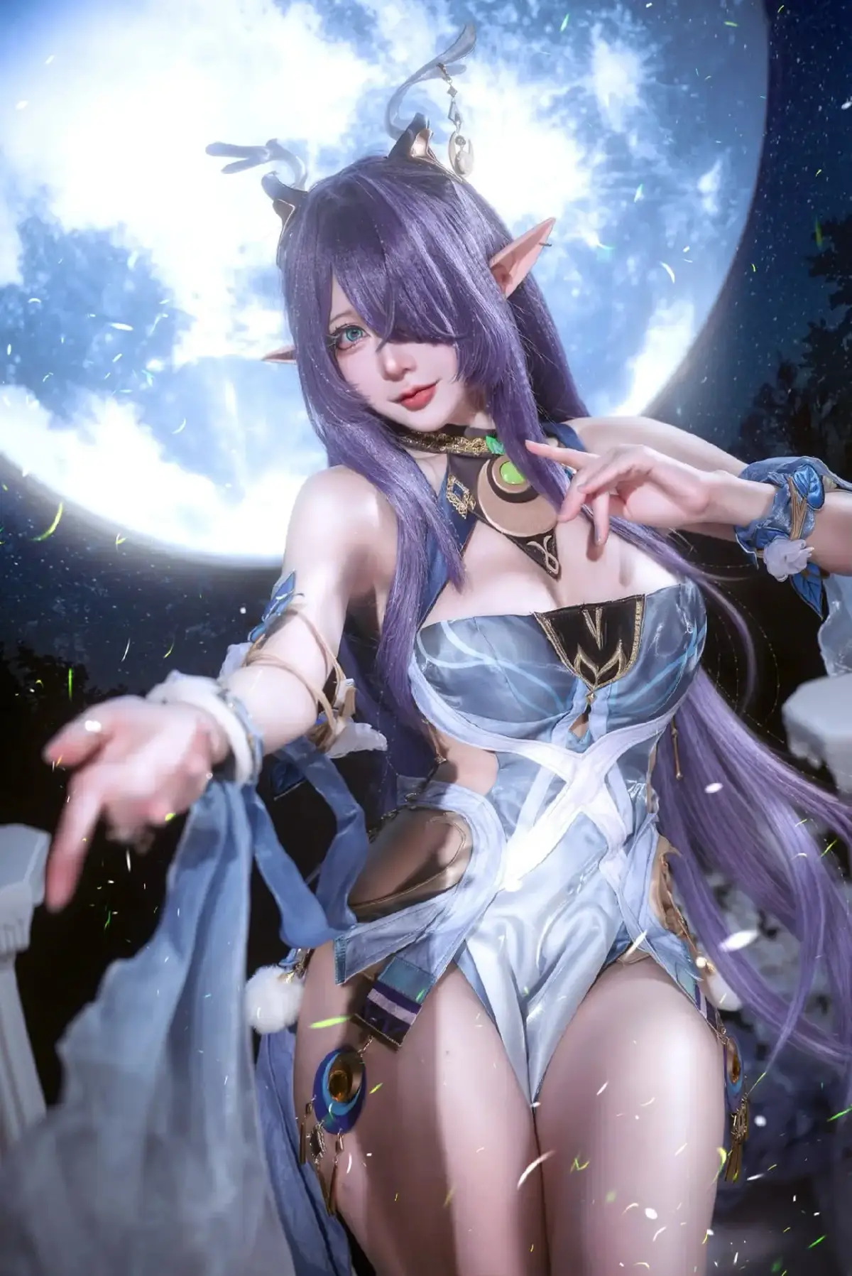 cos by @ss_yuestu. follow me. #lauma #GenshinImpact #douyin #cosplay #cute 