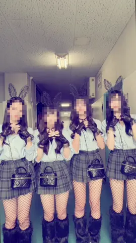 文化祭1日目はバニーした🐰🖤 #jk #西浜jk #西浜高校 #文化祭 #jkの日常 