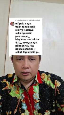 Membalas @linda.kaemita ngurus sendiri ke Pengadilan Agama jauh lebih murah jika lewat amil atau KUA afau Pengacara