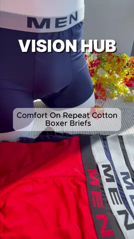 Comfort On Repeat Cotton Boxer Briefs#fyp #menfashiontips #underwear #shapewear #tiktokshop 