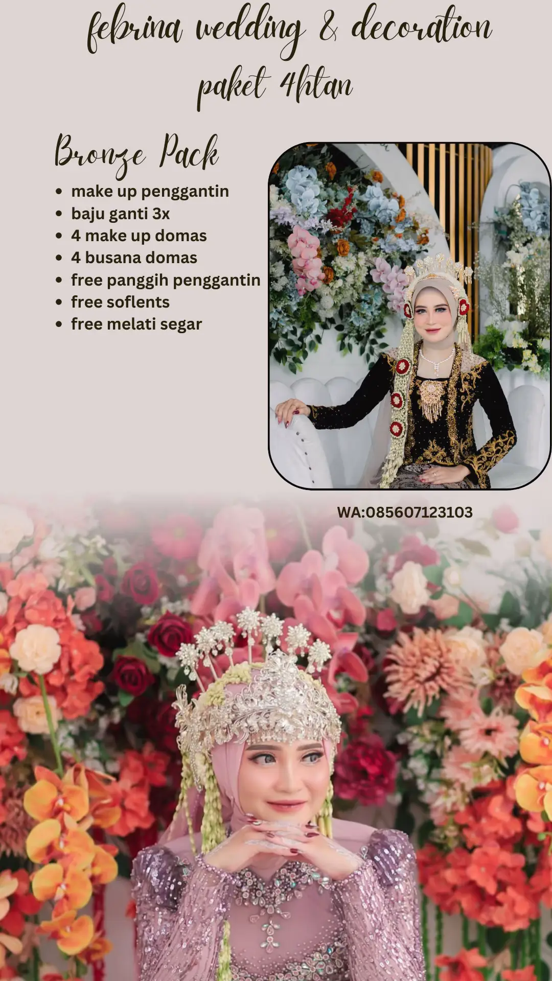 bisa di sesuaikan budgetnya yaa kak😊#febrinawedding #febrinadecoration #jantijogorotojombang #muajombang #jombang24jam 