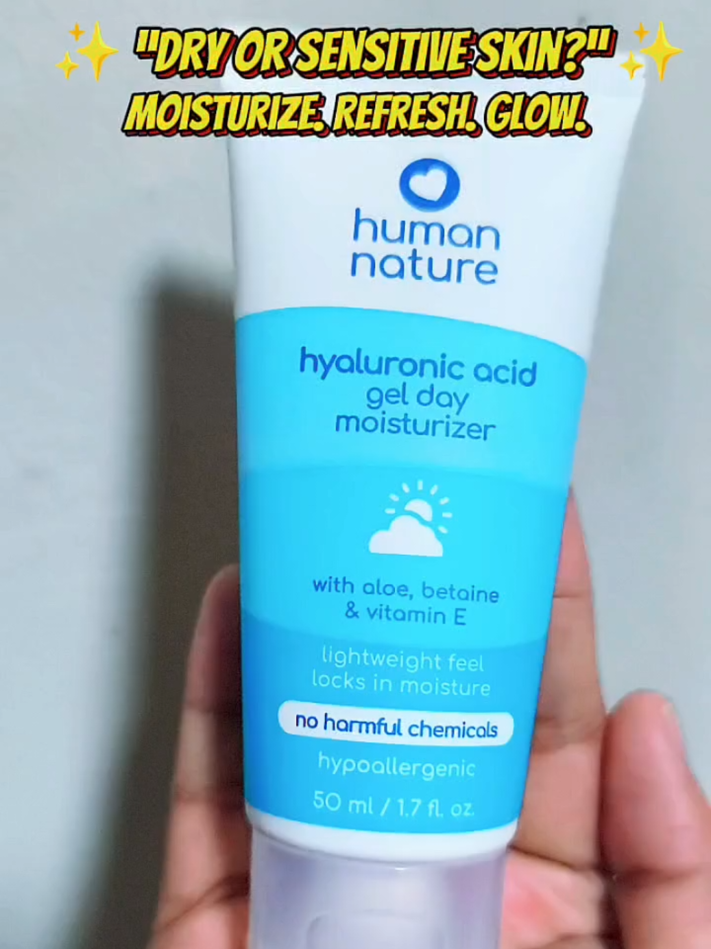 Human Nature Hyaluronic Acid Gel Human Nature Hyaluronic acid gel day moisturizer  #moisturizer #moisturizergel #humannature #humannaturemoisturizer #moisturizerviral 