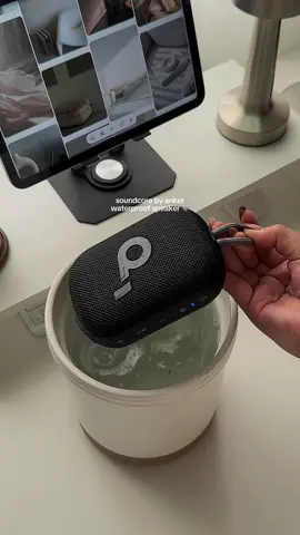 soundcore by anker waterproof bluetooth speaker 🩶 #speaker #soundcorebyanker #anker #bluetoothspeaker 