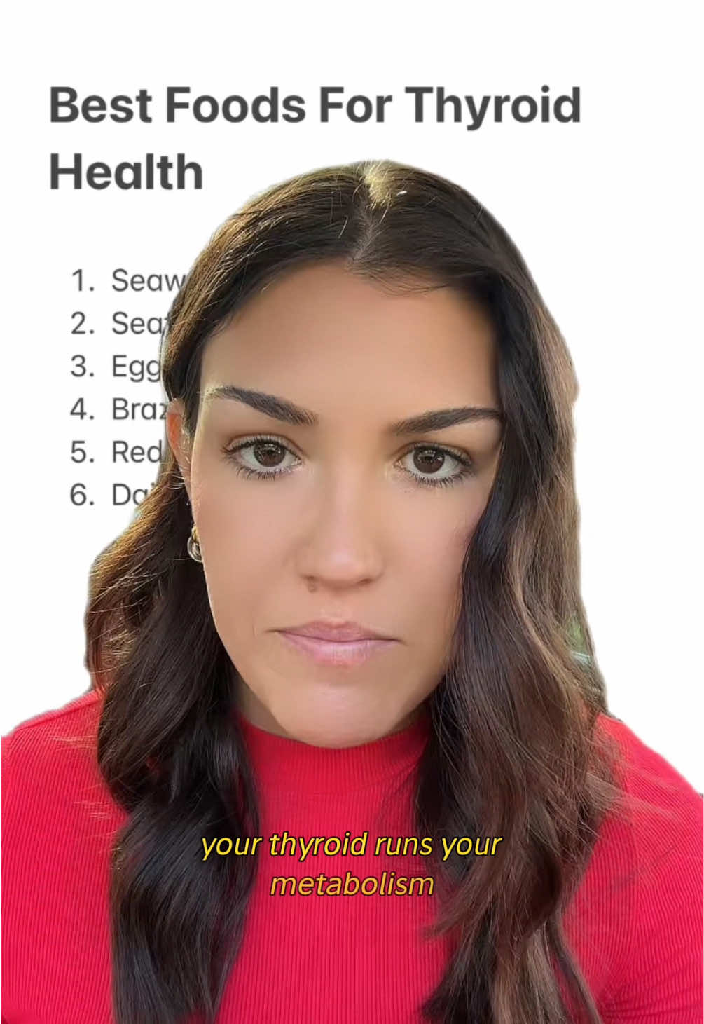 These are six of the best foods you can eat when it comes to keeping your thyroid healthy. Iodine and selenium are key in producing thyroid hormones, and unfortunately, a lot of people are not getting a lot of them in through their diet because we aren’t eating a lot of seafood. Eat more of these if you want to support your thyroid!