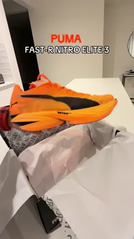 @PUMA FAST-R Nitro Elite 3 🔥 #puma #fastr3 #nitroelite3 #orange #Running #marathon #raceshoe #carbonshoe #training #run 