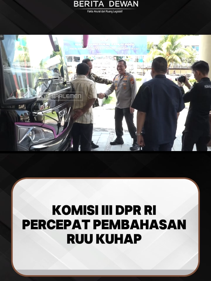 Komisi III DPR RI percepat pembahasan Rancangan Undang-Undang Kitab Hukum Acara Pidana (RUU KUHAP). #berita #beritatiktok #dpr #dprri #fyp