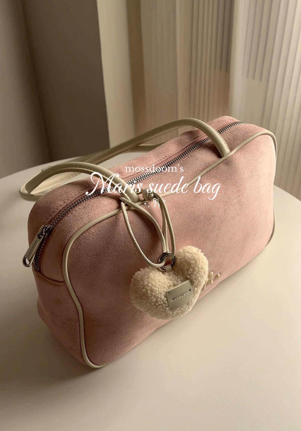 mossdoom’s retro commuter bag 💞 so chic! ✨ #shoulderbag #bagforwomen #pinkbag #everydaybag #largecapacitybag 