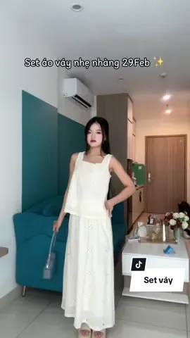 Set váy nữ nhẹ nhàng nữ tính #linhlipreview #29feb #29febcloset #ceci 