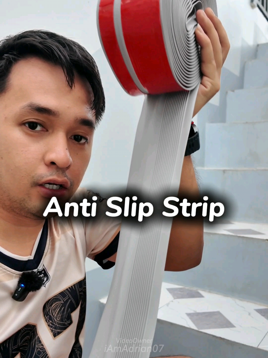 PVc Anti Slip Strips, iwas Dulas sa hagdan and Design 🔥 #antislipstrip #nonslipstairs #nonslip #rubberstairsnosing #pvcrubberstairnosing 