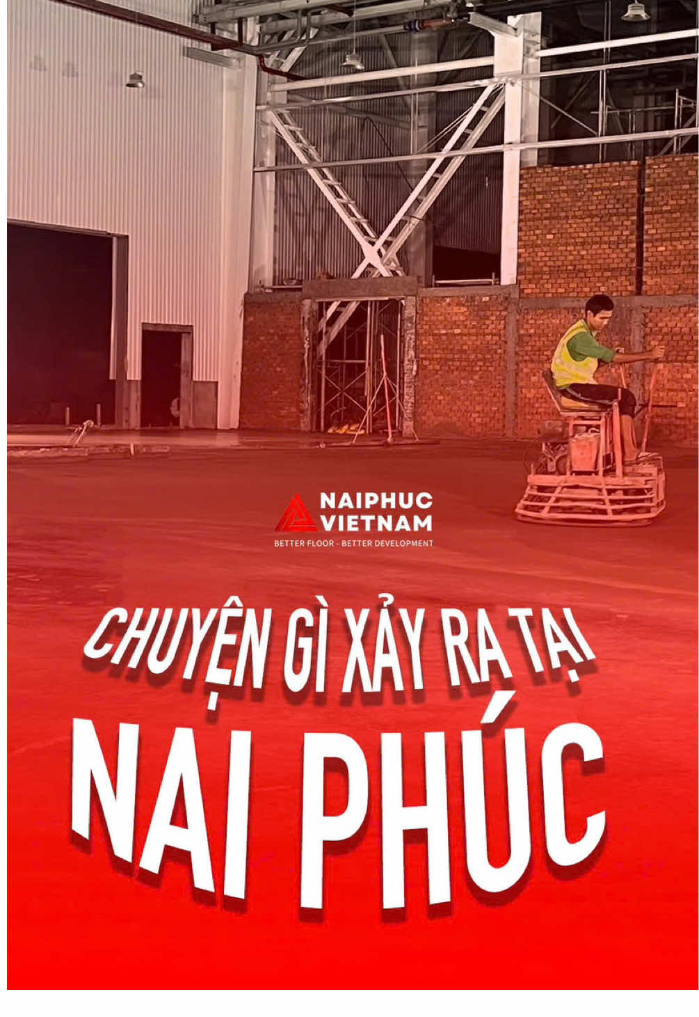 New Project in Tiền Giang!  #sancongnghiep #fyp #xh #naiphuc #sanbetong