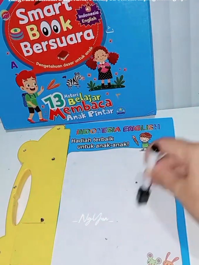 Yang Mau Anak Nya Lebih Pintar, Kasih Hadiah Terbaik Untuknya✨😍 #bukuanak #smartbookbersuara #bukubersuara 