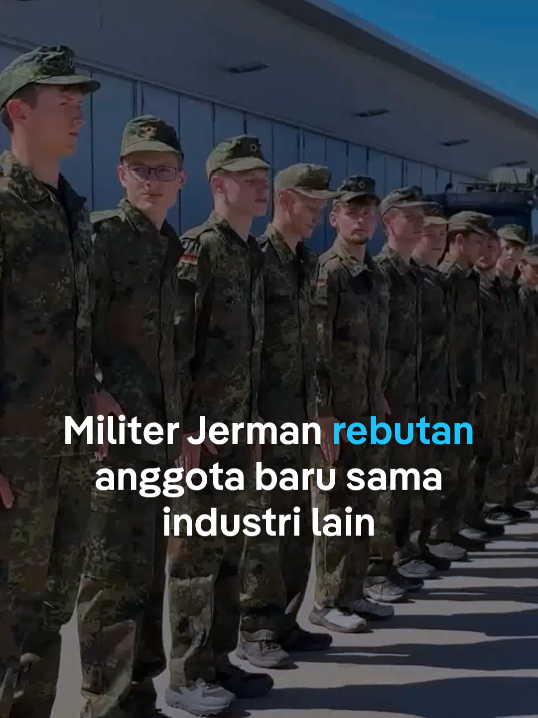 Dengan berkurangnya dukungan Amerika Serikat🇺🇸 dan meningkatnya keberanian Rusia🇷🇺, ternyata tentara Jerman butuh lebih banyak anggota baru. Tapi, seperti banyak perusahaan lainnya, militer Jerman juga menghadapi tantangan kekurangan tenaga kerja dan adanya pasar kerja yang sangat ketat. #dwbusiness