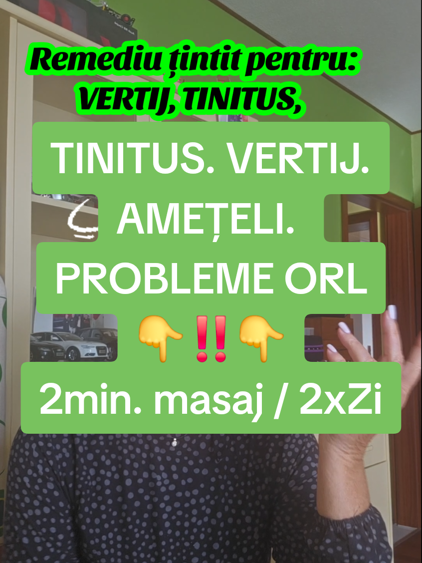 🌀 Vertijul m-a lovit din plin… și e groaznic să simți că lumea se învârte și nu mai ai control 😵🙄😵‍💫  Dar ghici ce⁉️ Există un punct mic pe ureche care poate schimba TOTUL – pentru vertij, tinitus, amețeli, dureri de urechi și probleme ORL‼️ Să vă fie de folos 🫶 Un like ❤️ sau o repostare 🔄 pot ajuta pe cineva cunoscut ție care poate are nevoie 🙏 Multumesc anticipat‼️ #creatorsearchinsights  #sicknessupport #nauseatips #vertij #wellnesstips 
