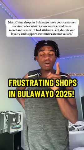 #bulawayotiktok #ndebeletiktok #customerservice #relatablecontent Most China shops in Bulawayo have poor customer service—rude cashiers, slow service, and male merchandisers with bad attitudes. Yet, despite our loyalty and support, customers are not valued.”