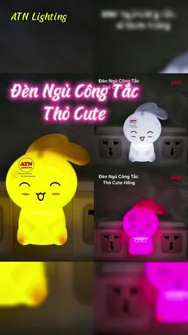 Đèn ngủ công tắc gạt on/off tắt mở đèn #xuhuong #denngu #thinhhanh #atnlighting #trangtri 