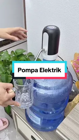 Pompa galon elektrik, sekali klik air langsung keluar 💧⚡ #PompaGallon #DispenserUSB 