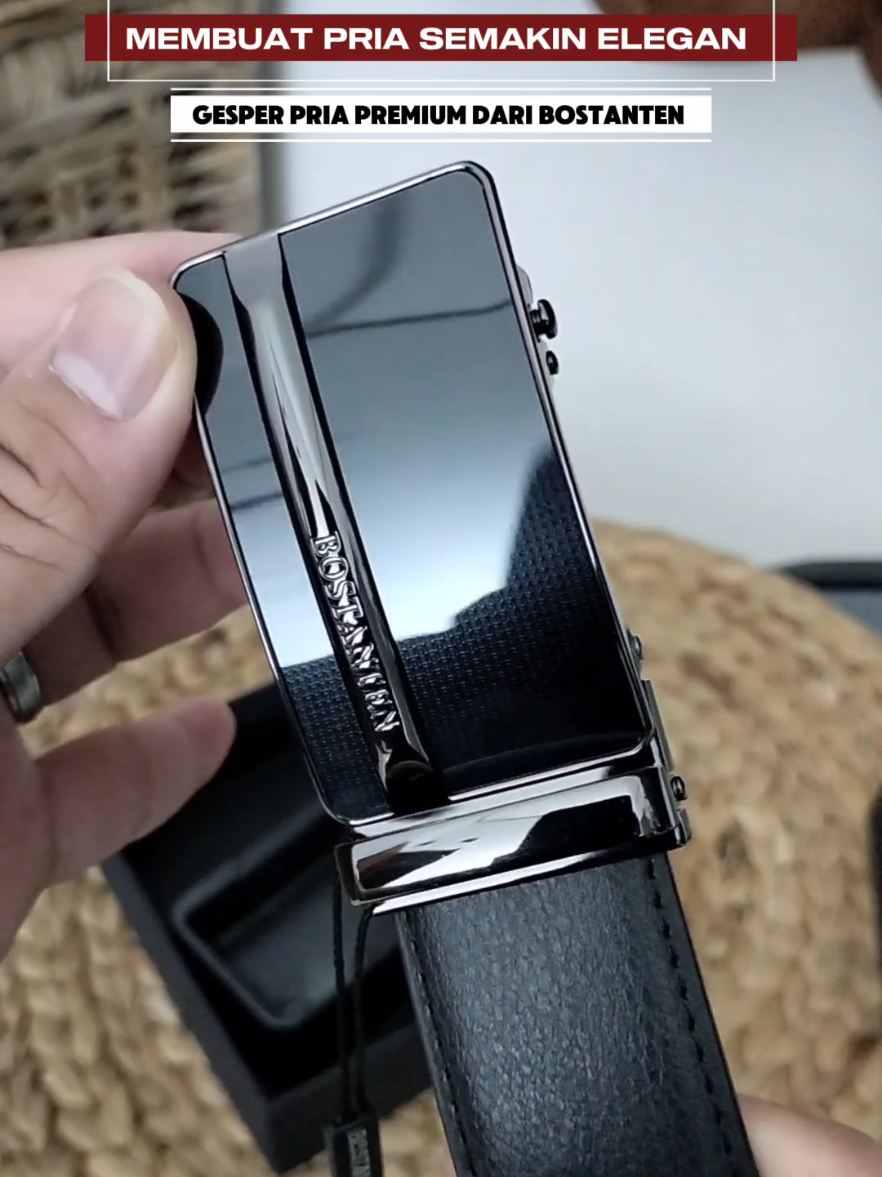Sabuk Pinggang (Gesper) Premium Mewah Elegan dari BOSTANTEN ! #gesperprai #sabukpria #bostanten #fyp #viral 