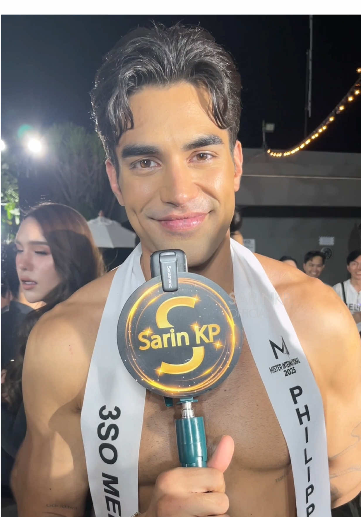 Quick interview after Swimsuit Competition of Mister International 2025 : Philippines “Kirk Bondad” 🇵🇭✨🤍 . #kirkbondad  #misterinternational  #misterinternational2025  #misterinternationalphilippines  #sarinkp 