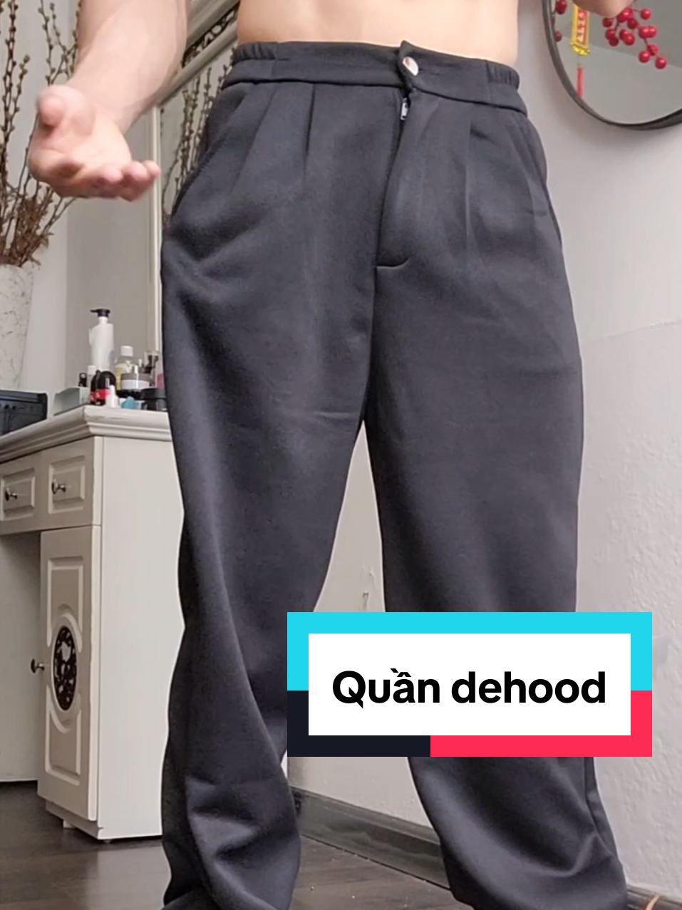 Quần ống xuông #dehood #tvcgym #quanni 