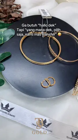 Yuk langsung cuss ke toko TBS GOLD atau kepoin di ig kami @tbs.gold.sulang Jam operasional  Senin - Kamis : 07.00 - 16.00 Jumat - Minggu : 07.00 - 15.00 📱: 081213145811 📍: Samping pintu masuk pasar sulang, Rembang #tokoemastigabintang #tbsgold #investasiemas #fyp #rembang 