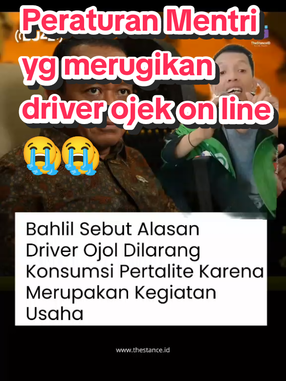 Peraturan Mentri ESDM buat para driver Ojol indonesia ‼️#driverojol #ojekonline #bahlil #beritaviral 
