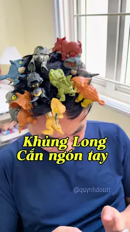 Khủng Long cắn ngón tay vô tri #quynhdo1111 #dochoichobe #dochoikhunglong #dochoikhunglongcanngontay #khunglong 