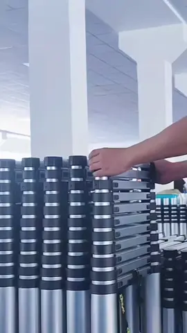 telescopic ladder portable aluminum alloy straight laddersafety for High altitude work#telescopicladder #ladder #foldableladder #ladder#fyp
