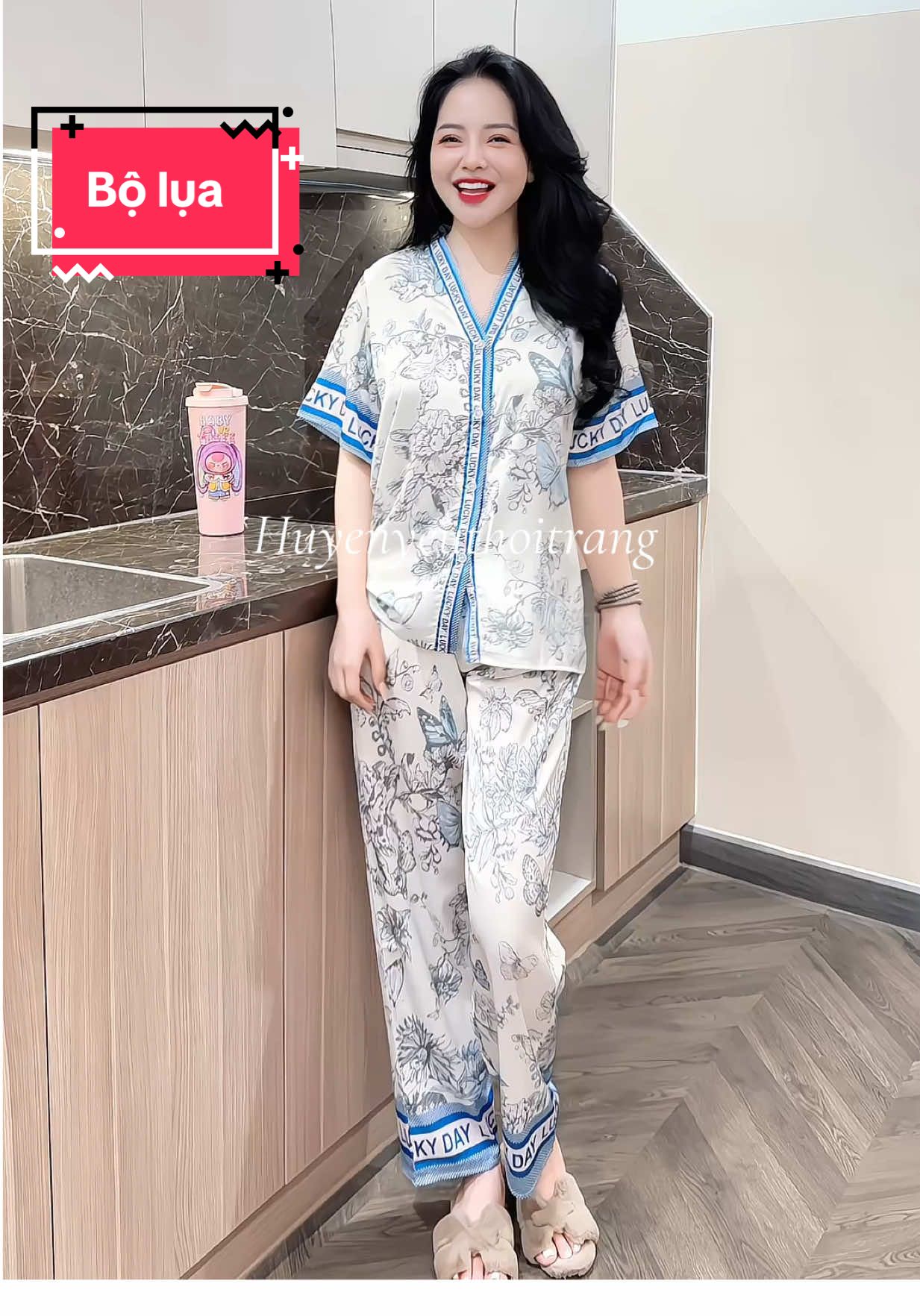 Bộ lụa xinh #xuhuong #bolua #bongulua 