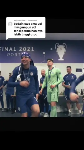 Replying to @duel21  Iya tensi nya beda sampe bisa juara Champion 2 kali  #chelsea #chelseafc💙💪 #championsleague #ucl 