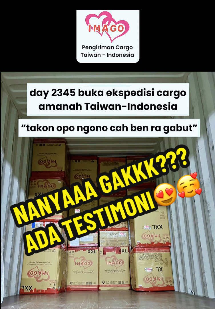 Nanya ga😡 barangmu dijamin aman, amanah, ra ribet, telu nganti limang minggu we tekan rumahmu🥰 tanya2 di komen ya tentang kirim2 barang