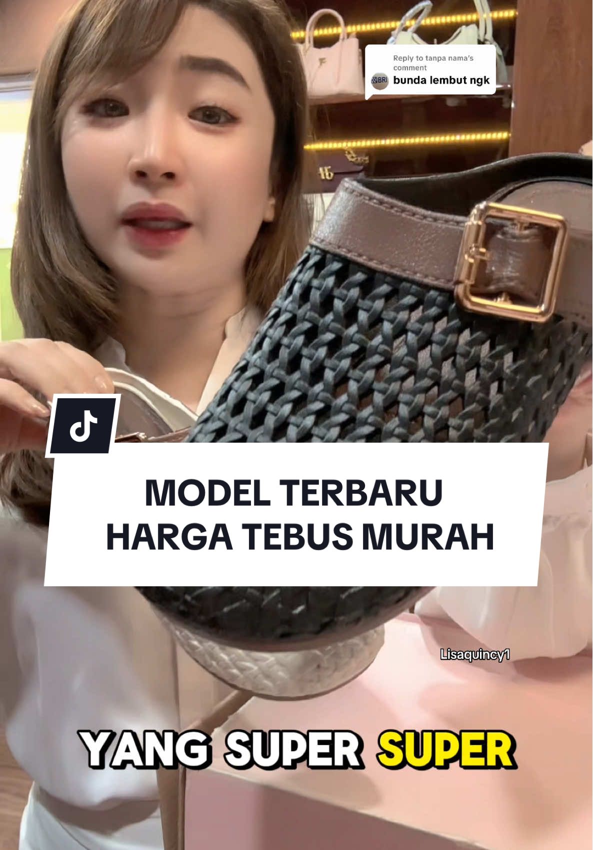 Replying to @tanpa nama size normal aja say 🥰 info kalo udah co ya 😍 #racunlisaquincy1 #sendalwanita #rajut #racunintiktok #viralvideo 