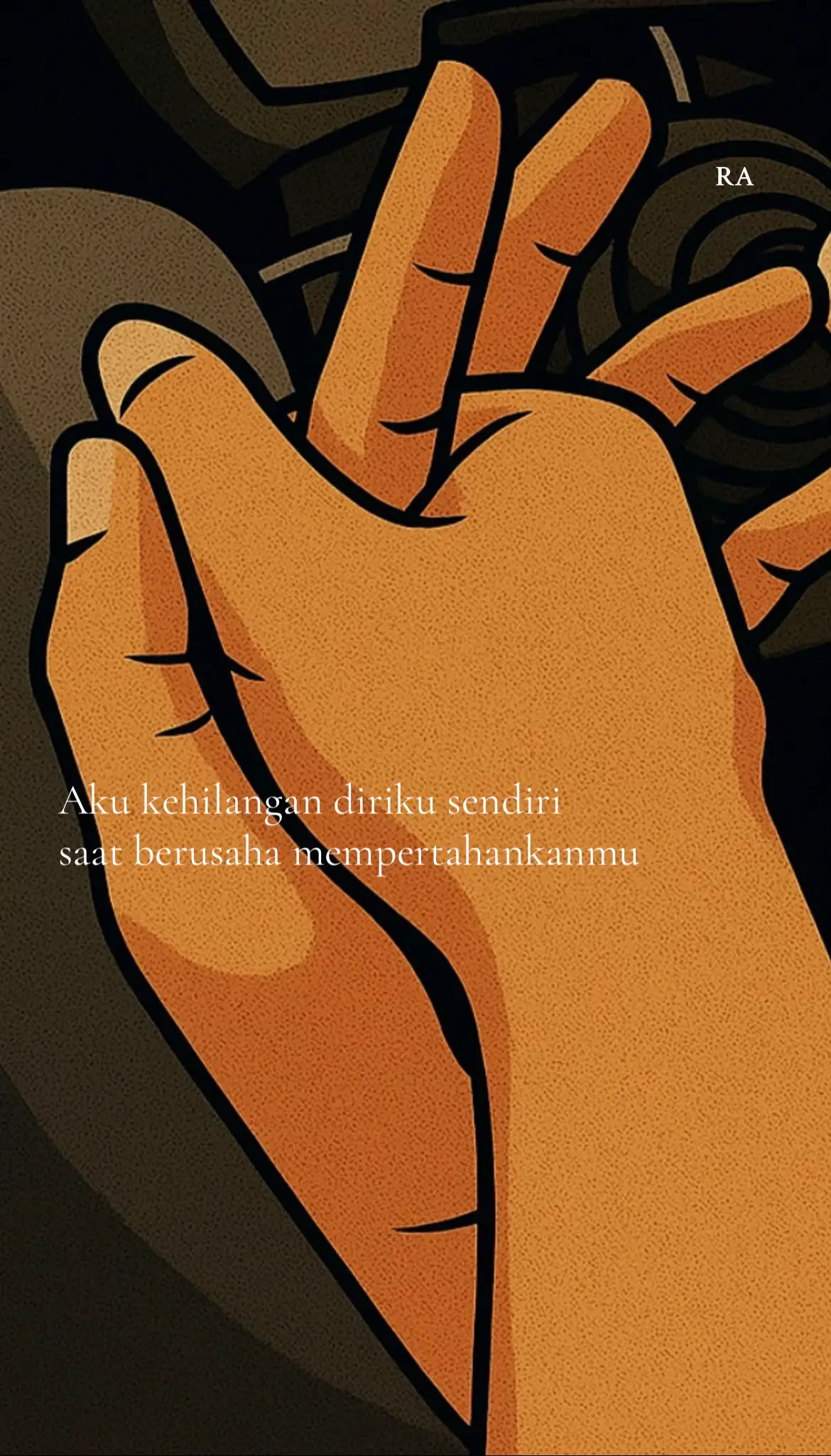 Aku berjuang mati-matian untuk tetap di sisimu, tapi setiap langkah yang ku ambil justru menjauhkan aku dari diriku sendiri. Aku menahan luka, mengabaikan tangis, bahkan mengorbankan perasaanku hanya demi tetap menjadi seseorang yang kau inginkan. Tapi ternyata, itu tak pernah cukup. Aku melebur menjadi bayangan yang kau anggap spele, kehilangan siapa diriku demi seseorang yang tak pernah benar-benar peduli. Pada akhirnya, aku tidak hanya kehilanganmu aku juga kehilangan diriku sendiri dan itu jauh lebih menyakitkan. #sakithati #sadstory🥀 #nangis 