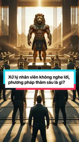 Xử lý nhân viên không nghe lời, phương pháp thâm sâu nhất là gì? Nếu bạn học được, bạn sẽ trở thành bậc thầy quản lý. #baihoccuocsong #trietlycuocsong #sachhay 