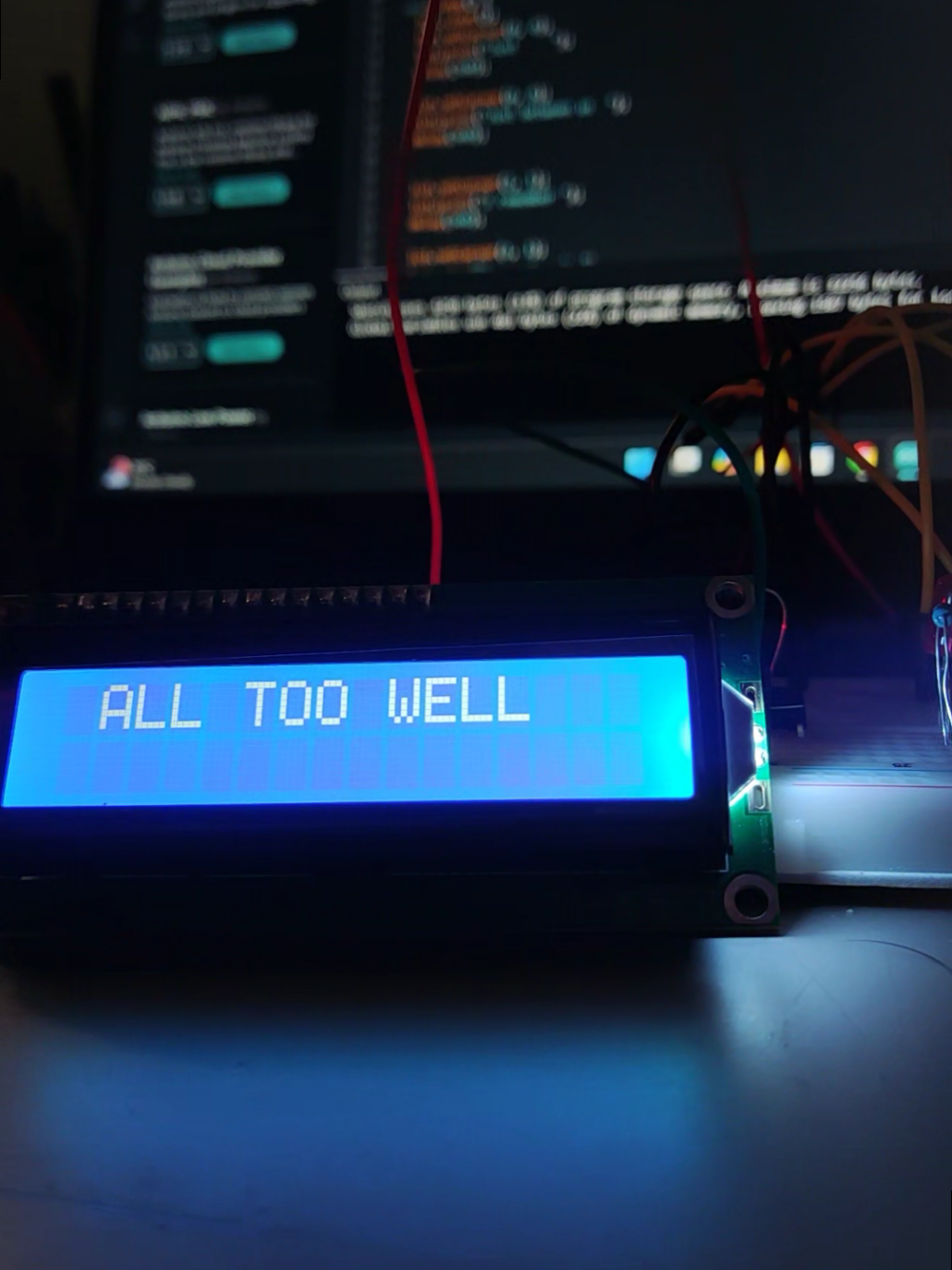 code to well☹️ #arduinoproject #lyrics #taylorswift 
