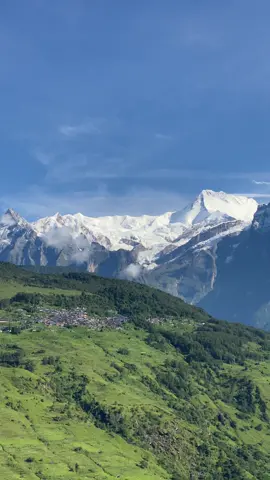 Morning view tanting sikles village ❤️#nepalnature #fyp #naturelover #creatorsearchinsights #mountain 