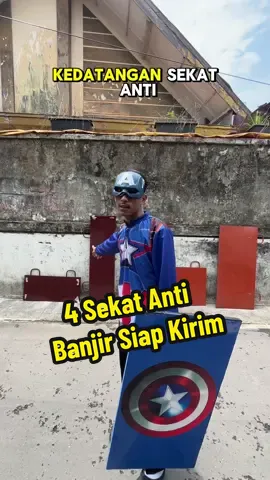 Alhamdulillah hari ini 4 sekat anti banjir akan kami kirimkan 🤩 #sekatantibanjir #solusibanjir #floodbar #banjir 