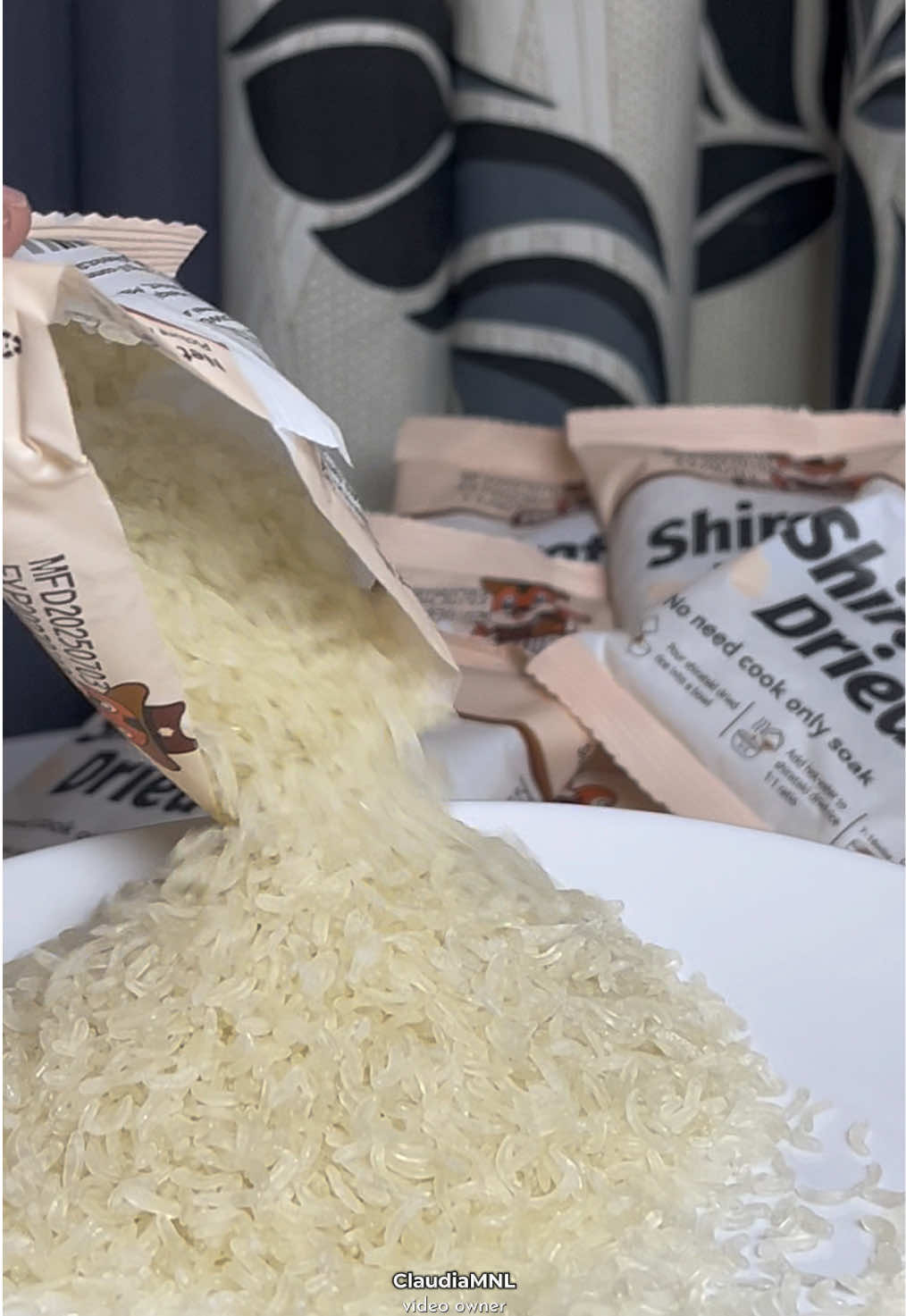 SHIRATAKI RICE 🍚 Perfect sa mga rice is life! 💯‼️ #shirataki #shiratakirice #mrsquirrel #rice #lowcarb 