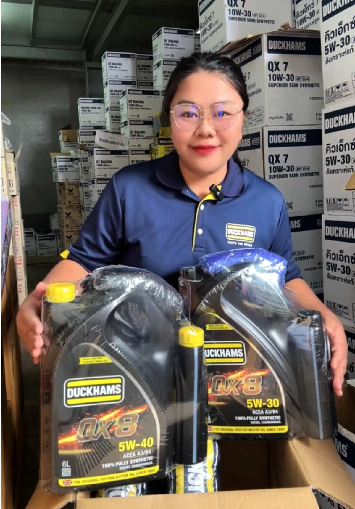 ตอบกลับ @iddchannel ดีเซลสังเคราะห์แท้100% QX8 จาก Duckhams 👌✅ #น้ํามันเครื่อง #diesel #revo #duckhams #rbcbybjkparts 