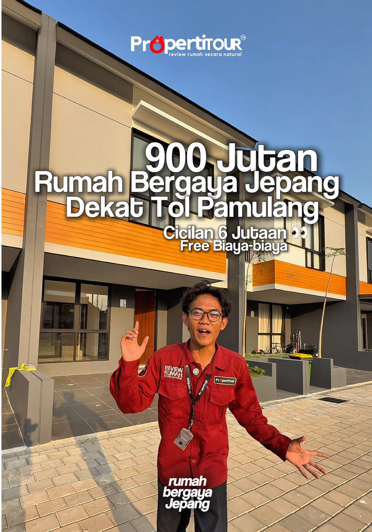 Rumah Bergaya Jepang 900 Jutaan! Lokasi Strategis & Cicilan Terjangkau👀 Harga mulai 900 Jutaan~ Cicilan ringan cuma 6 jutaan per bulan. Bonus: ✅ Subsidi KPR hingga 30 juta ✅ GRATIS biaya surat-surat (AJB, BPHTB, Balik Nama SHM) 📍 Lokasi Strategis, Dekat ke Mana Aja! •	🛍️ 5 menit ke The Park Mall Sawangan •	🛣️ 10 menit ke Tol Pamulang •	🏥 Dekat RS Mitra Keluarga & RSUD Depok •	🎓 Dekat UIN Jakarta & Universitas Pamulang •	🚉 Akses mudah ke MRT Lebak Bulus •	🛒 Dikelilingi pasar tradisional, minimarket, dan area komersial 💸 Harga Terjangkau, Banyak Bonus! •	Cicilan hanya 6 jutaan per bulan •	Subsidi biaya KPR sampai 30 juta •	Gratis semua biaya surat-surat: AJB, BPHTB, Balik Nama SHM Info Detail & Survey Lokasi  ☎️ xx12 5032 7272 Info Detail & Survey Lokasi  ☎️ xx12 5032 7272 #PROPERTITOUR  #reviewrumahsecaranatural #rumahtangsel #rumahmewah #rumahtermurah 