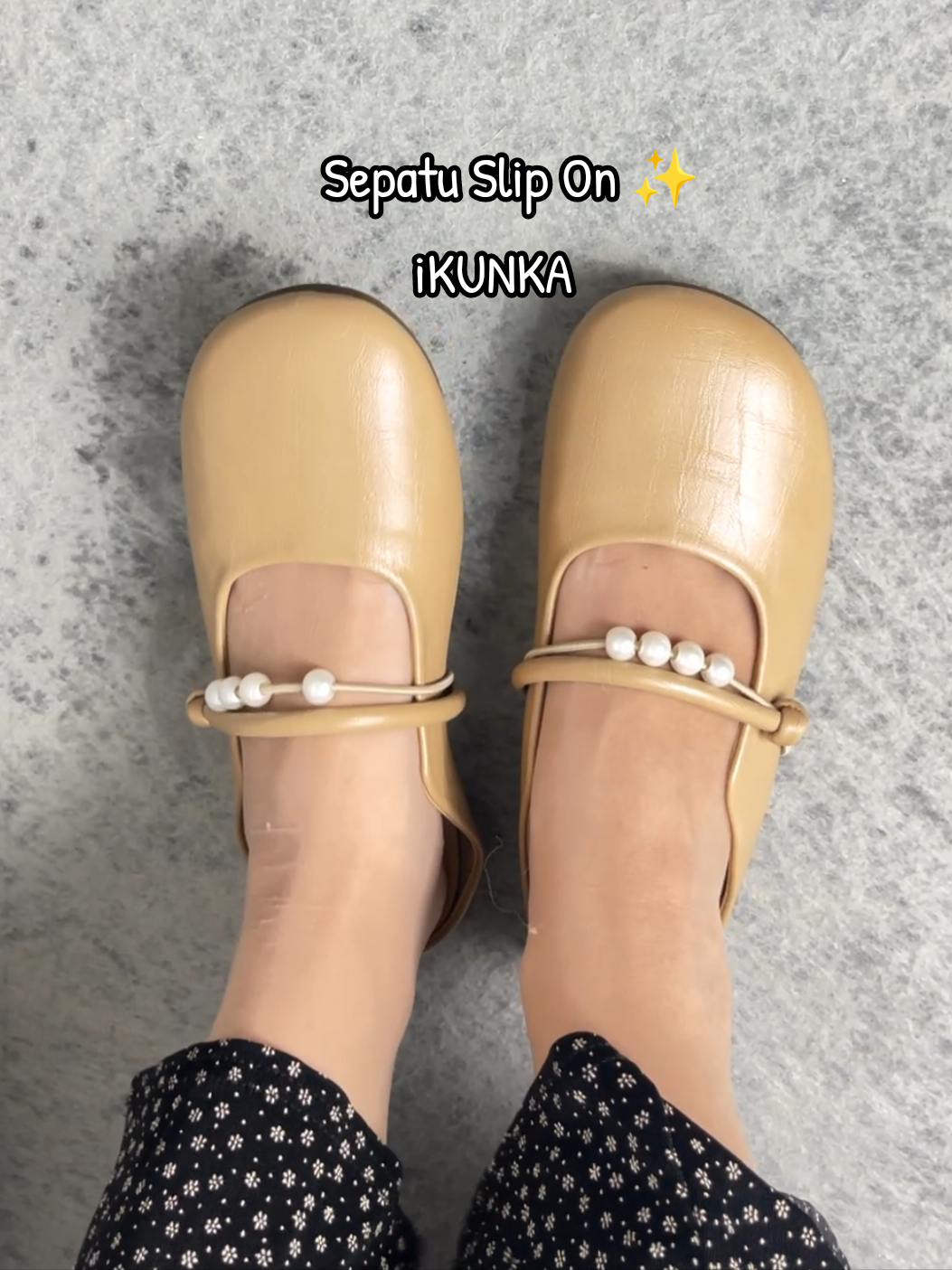 Sepatu Slip On iKUNKA #sepatuwanita #sepatuslipon #sendalslipon #ikunka 