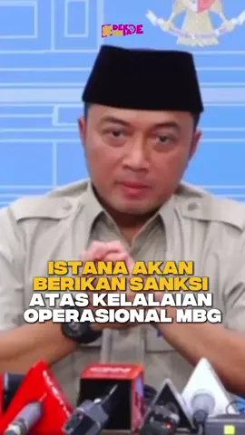 Menteri Sekretaris Negara Prasetyo Hadi ungkapkan pemerintah akan berikan sanksi atas kelalaian operasional MBG  #presidenprabowo #prabowo #pemerintah #indonesiaemas #dekade08