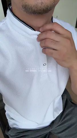 POGING STAND UP COLLAR POLOSHIRT BA? #poloshirt #poloshirtmen #poloshirtformen 