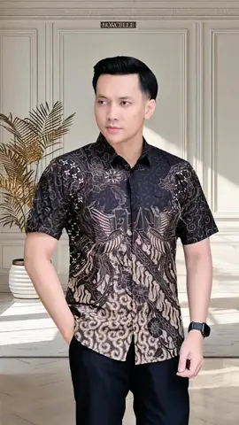 PRANAYA Kemeja batik pria slimfit premium bahan katun lapis furing lengan pendek #kemejabatikpremium #kemejabatiklenganpendek #kemejabatikslimfit 