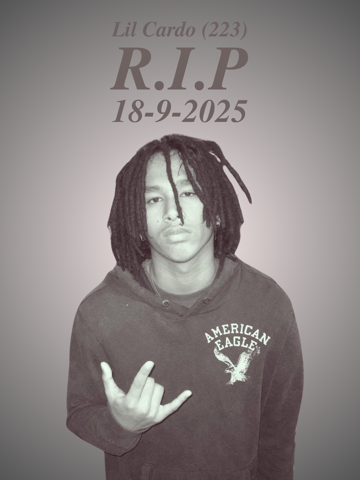 Rest in peace bro Lil Cardo (223) #RestInPeace #LilCardo #RIP #223 #ViolentHeart